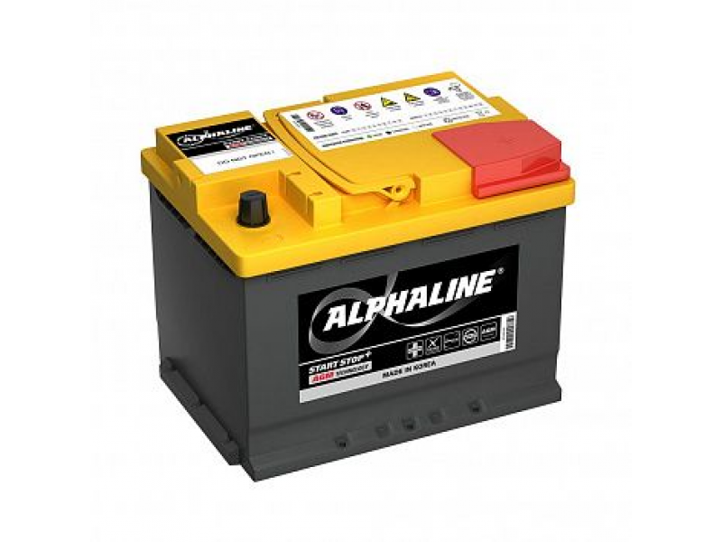 Аккумулятор ALPHALINE AGM 60 A/h 680A R+