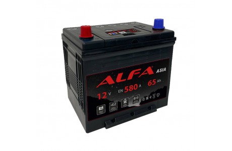 Аккумулятор ALFA Asia 65 А/ч 580A L+