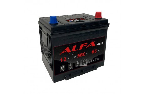 Аккумулятор ALFA Asia 65 А/ч 580A R+