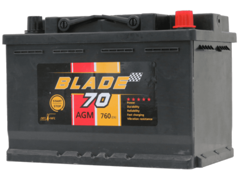 Аккумулятор BLADE AGM 70 A/h 760А R+