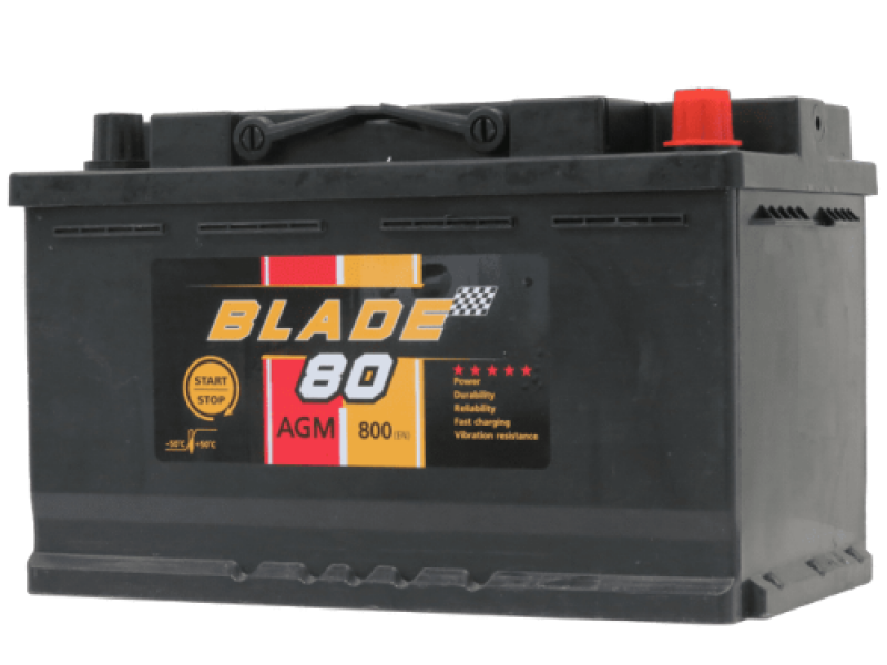 Аккумулятор BLADE AGM 80 A/h 800А R+