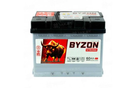 Аккумулятор BYZON (60 Ah) 600 A, 12 V Обратная, R+ L2 BYZ600S