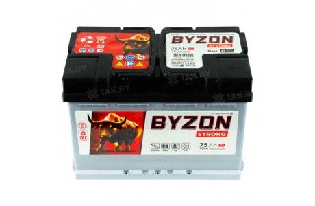 Аккумулятор BYZON (75 Ah) 750 A, 12 V Обратная, R+ L3 BYZ750S