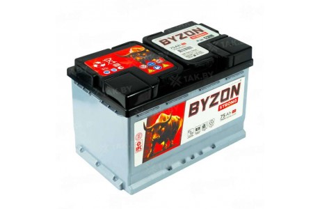 Аккумулятор BYZON (75 Ah) 750 A, 12 V Обратная, R+ L3 BYZ750S
