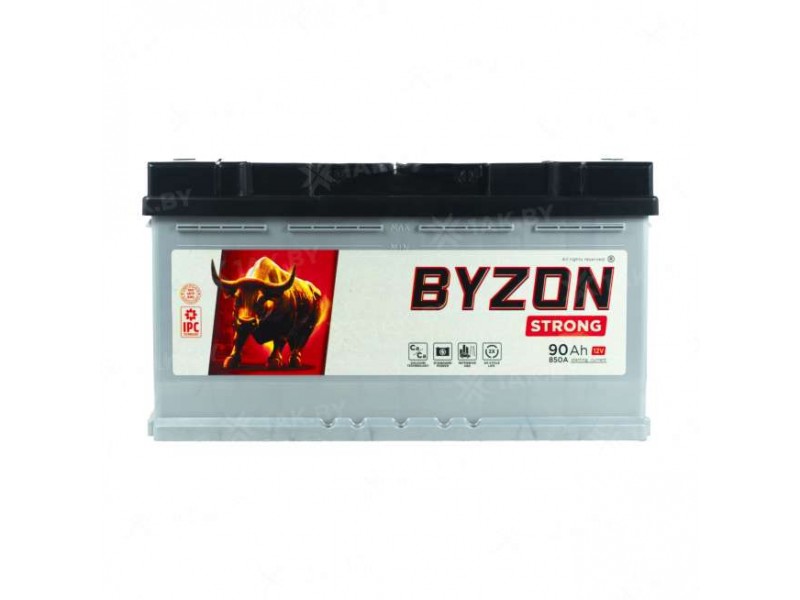Аккумулятор BYZON (90 Ah) 850 A, 12 V Обратная, R+ L5 BYZ900S