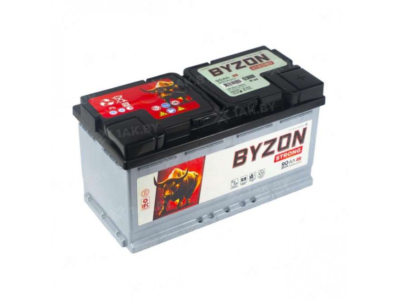 Аккумулятор BYZON (90 Ah) 850 A, 12 V Обратная, R+ L5 BYZ900S