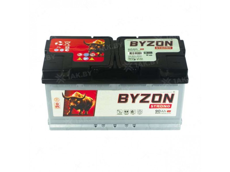 Аккумулятор BYZON (90 Ah) 850 A, 12 V Обратная, R+ L5 BYZ900S