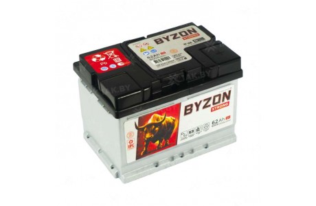 Аккумулятор BYZON (62 Ah) 600 A, 12 V Обратная, R+ LB2 BYZ620S