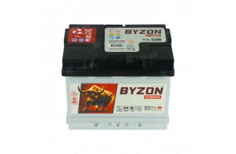 Аккумулятор BYZON (60 Ah) 600 A, 12 V Прямая, L+ L2 BYZ601S