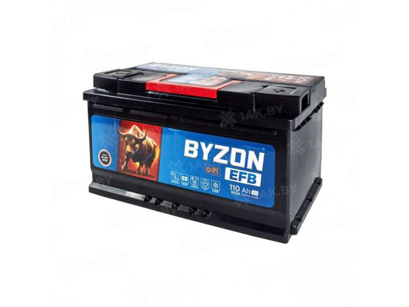 Аккумулятор BYZON EFB 110 Ah, 950 A, 12 V Обратная, R+ L5