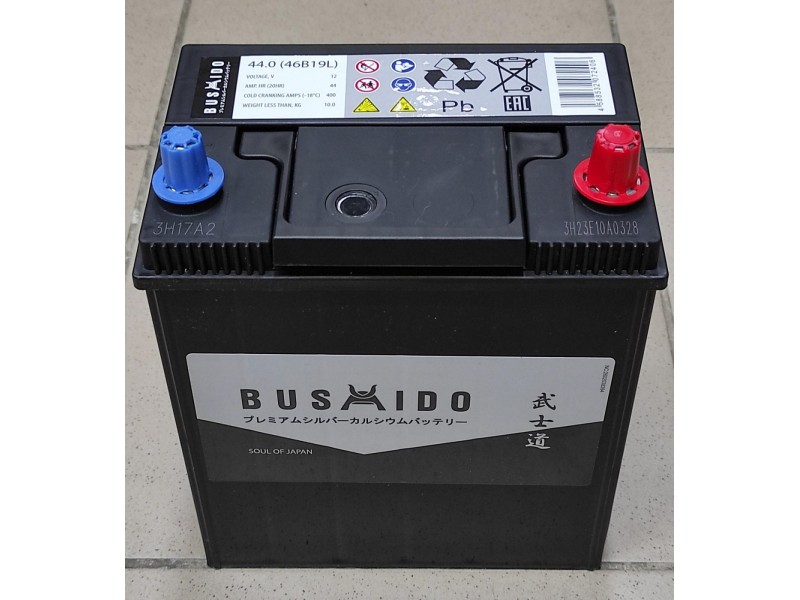 Аккумулятор Bushido Asia 44 a/h 400A R+