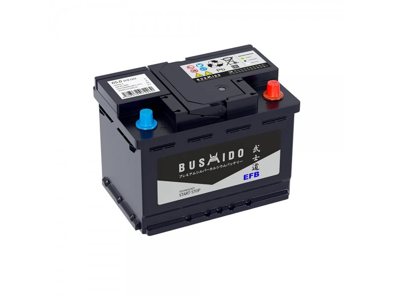 Аккумулятор Bushido EFB 65 a/h 640A R+