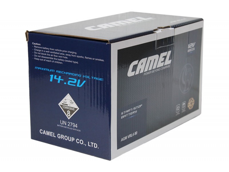 Аккумулятор Camel AGM 80 А/ч 800A