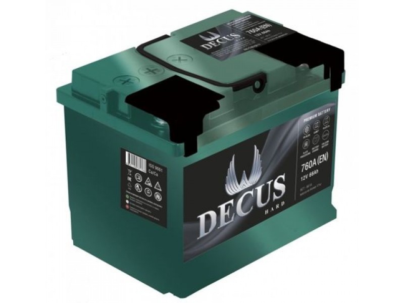 Аккумулятор Decus зеленый 66 (66 Ah) 700 А, L2