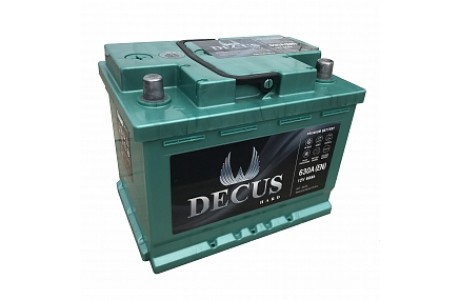 Аккумулятор Decus зеленый 60 (60 Ah) 630 А, L2