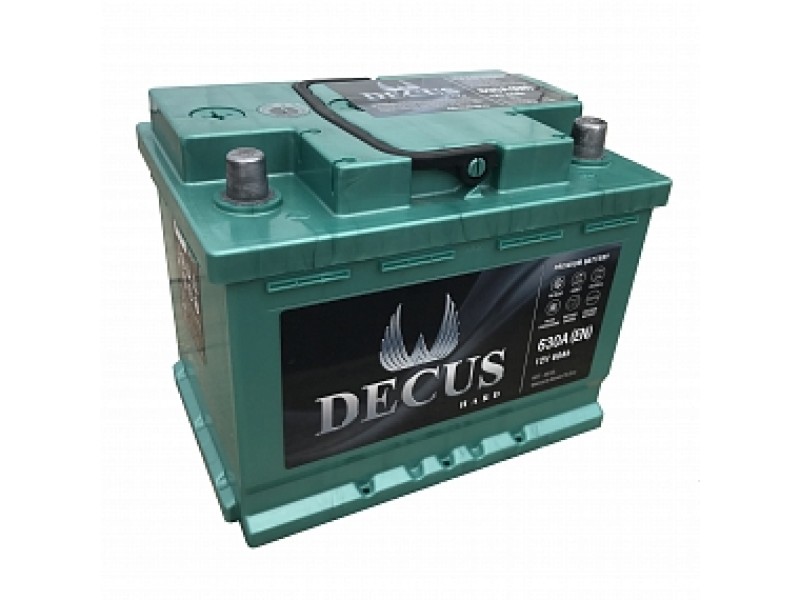 Аккумулятор Decus зеленый 60 (60 Ah) 630 А, L2