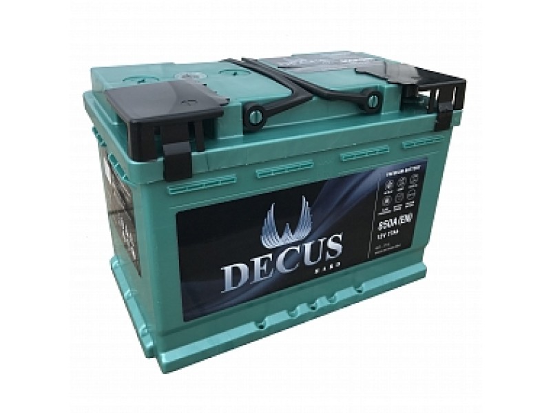 Аккумулятор Decus зеленый 77 (77 Ah) 850 А, L3