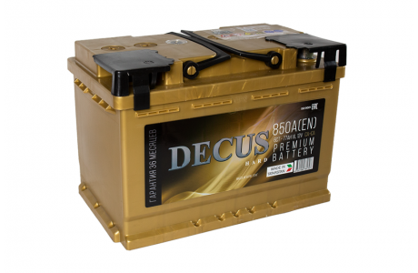 Аккумулятор Decus золото (77 Ah) 770A, L+ L3