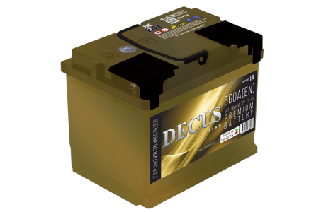 Аккумулятор Decus золото (56 Ah) 560 А, L+ L2