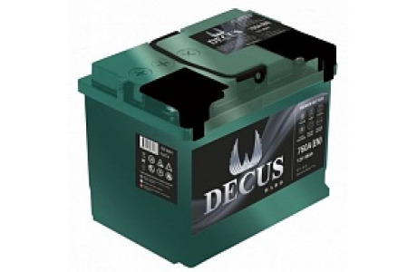 Аккумулятор Decus зеленый 66 (66 Ah) 700 А, L+ L2