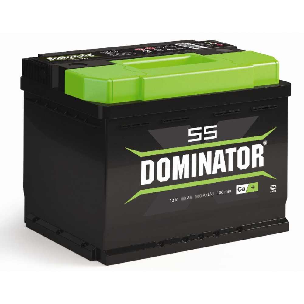 Аккумулятор DOMINATOR 55 a/h 500 A (EN) купить цена