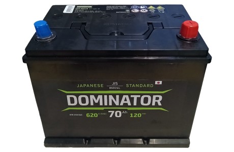 Аккумулятор DOMINATOR Asia 70a/h 620A R+
