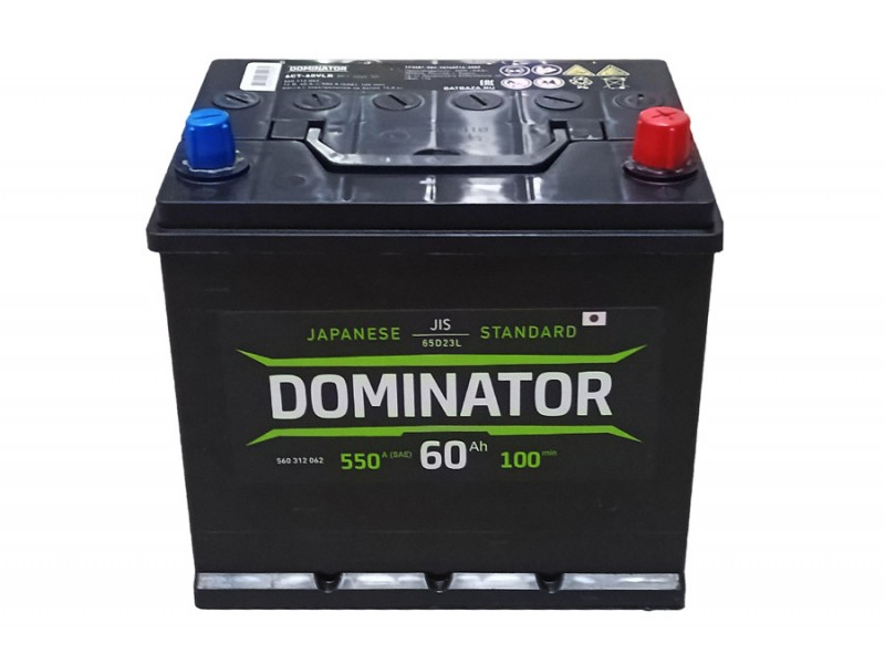 Аккумулятор DOMINATOR Asia 60 a/h 550A (EN)