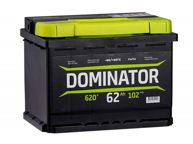 Аккумулятор DOMINATOR 62 a/h 620 A (EN)