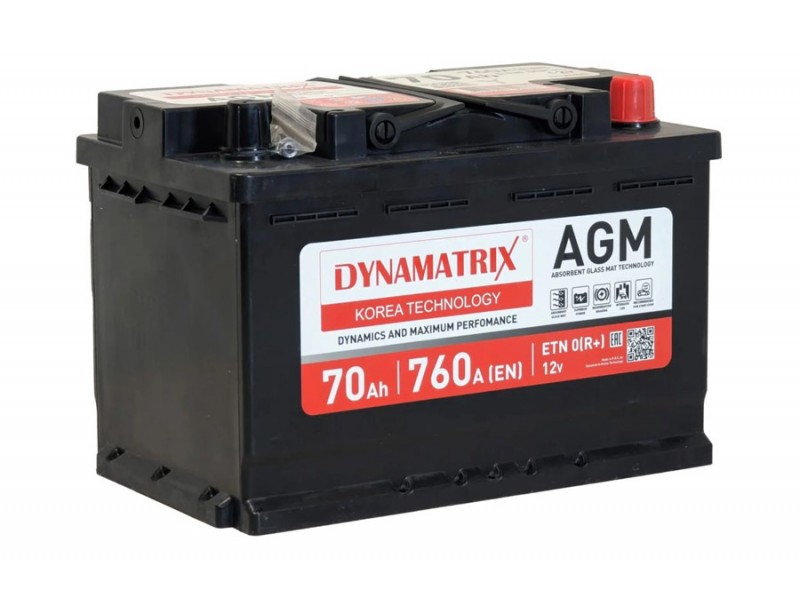 Аккумулятор Dynamatrix AGM 760А (70 А·ч)