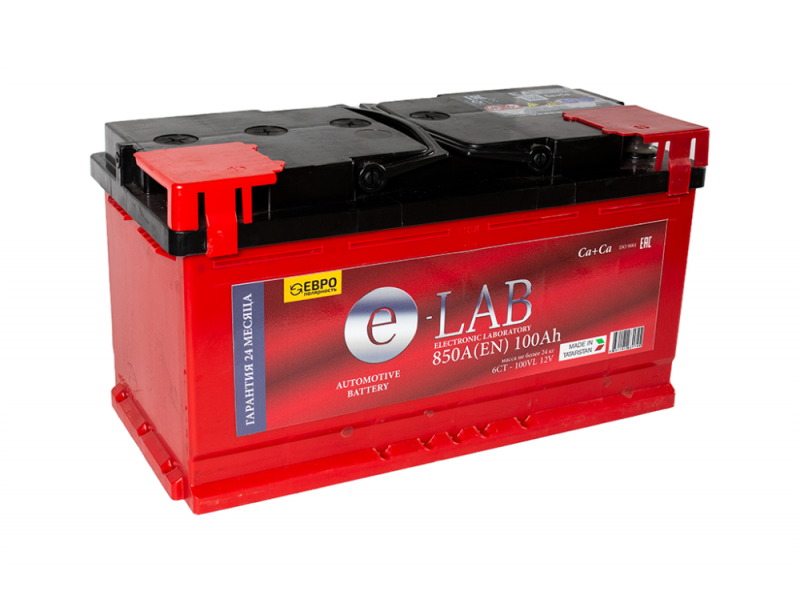 Аккумулятор E-lab 6СТ-100 (100 Ah) 850 А, L5