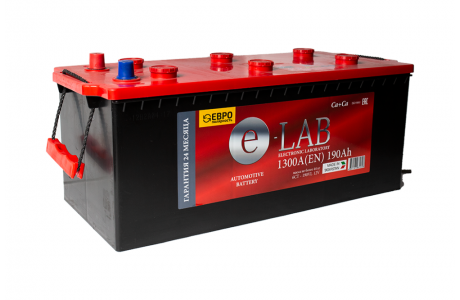 Аккумулятор E-lab 6СТ-190 (190 Ah) 1300 А, D5