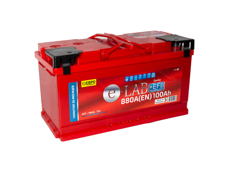 Аккумулятор E-lab+EFB (100 Ah) 880 А, L5