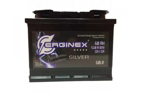 Аккумулятор Erginex 60 A/h 510A (EN) R+