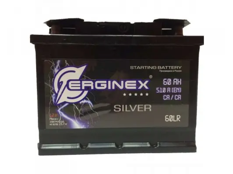 Аккумулятор Erginex 60 A/h 510A (EN) R+
