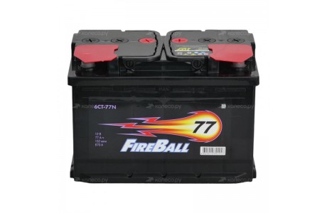 Аккумулятор FireBall 6СТ-77 A/h 670A (EN) R+