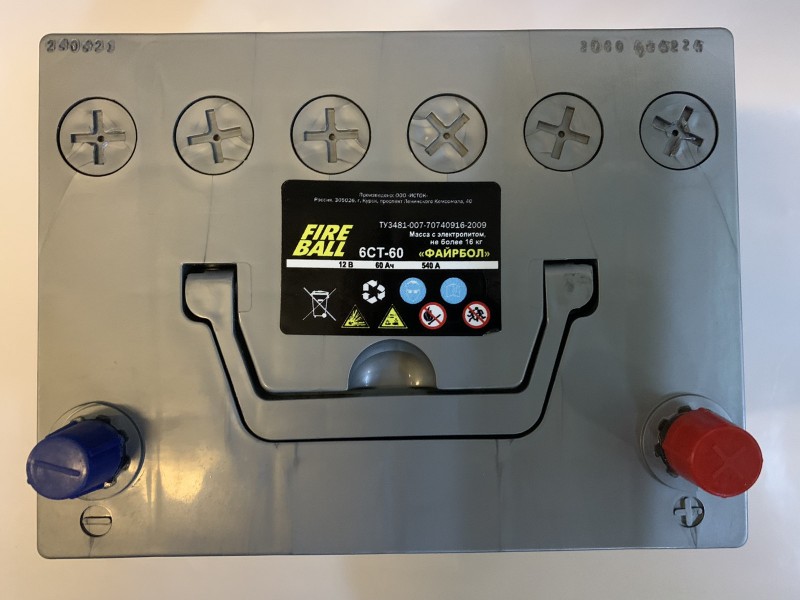 Аккумулятор FireBall Asia 60 A/h 540А (EN)