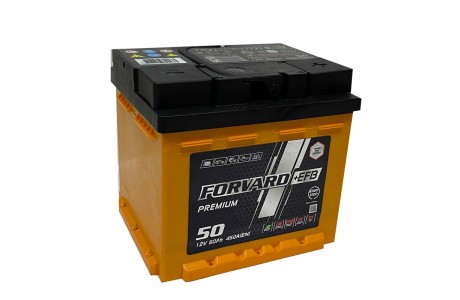 Аккумулятор Forvard +EFB Premium (50 Ah) 450 А, LB1