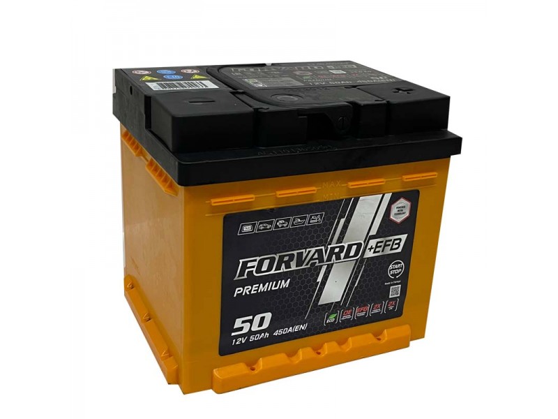 Аккумулятор Forvard +EFB Premium (50 Ah) 450 А, LB1