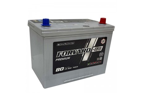 Аккумулятор Forvard +EFB Premium Asia (80 Ah) 750 А, D26