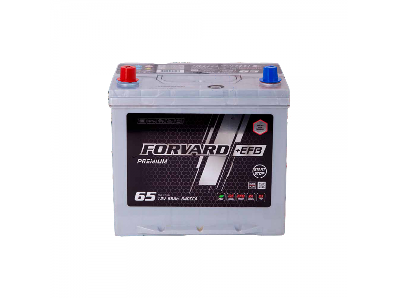 Аккумулятор Forvard +EFB Premium Asia (65 Ah) 640 А, L+ D23