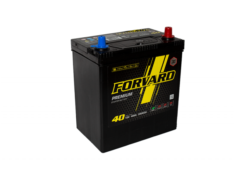 Аккумулятор Forvard Premium Asia (40 Ah) 350 А, B19