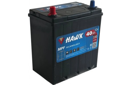 Аккумулятор HAWK Asia 40 JL+ 330A
