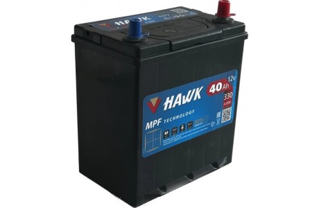 Аккумулятор HAWK Asia 40 JR+ 330A