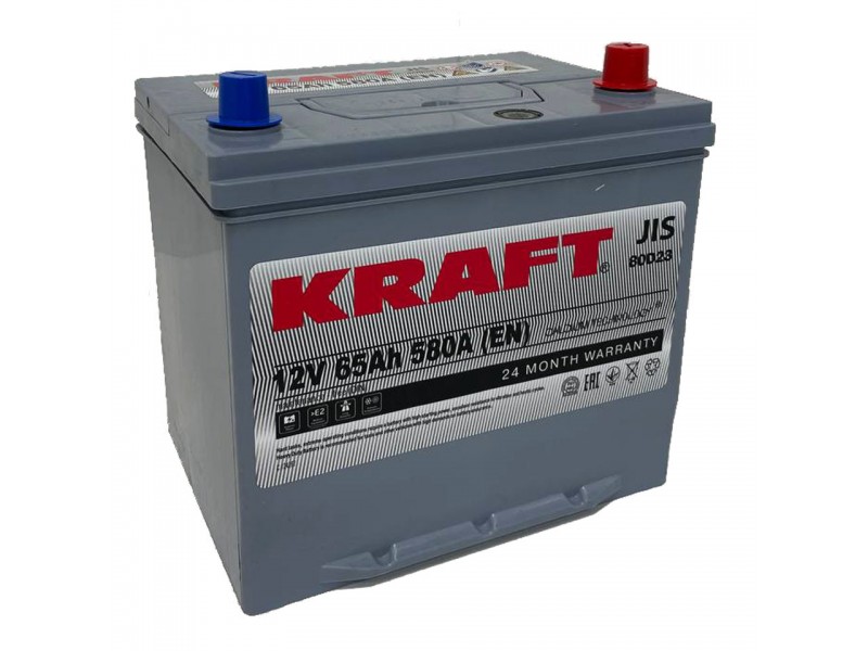 Аккумулятор KRAFT Asia 65 JR+