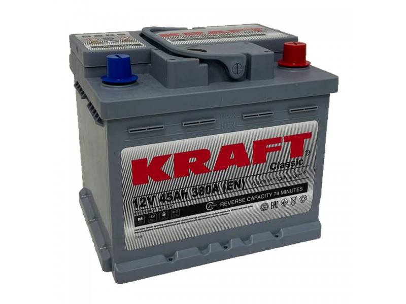Аккумулятор KRAFT Classic 45 R+ низ