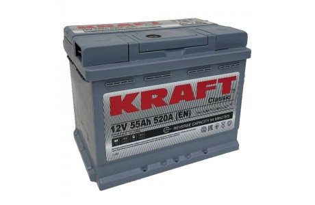 Аккумулятор KRAFT Classic 55 R+