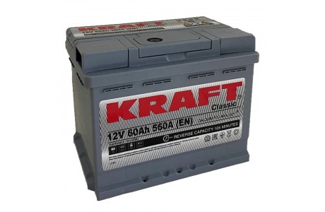 Аккумулятор KRAFT Classic 60 R+ низ