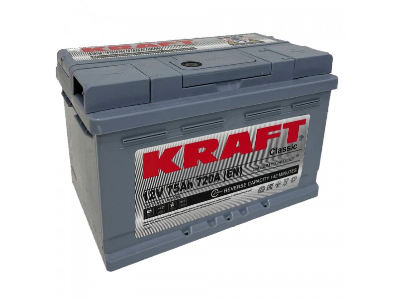 Аккумулятор KRAFT Classic 75 R+ низ