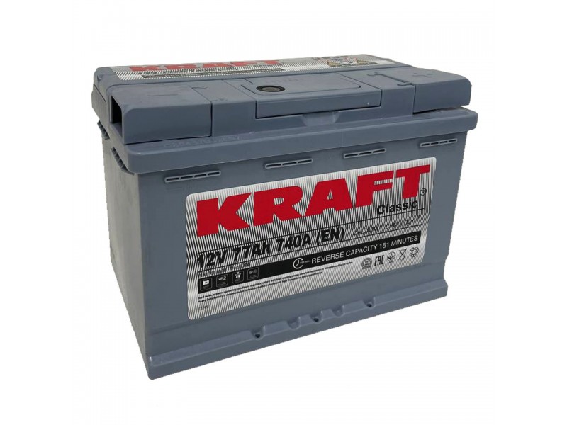 Аккумулятор KRAFT Classic 77 R+
