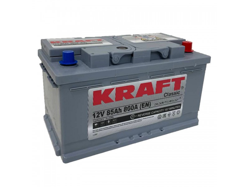 Аккумулятор KRAFT Classic 85 R+ низ